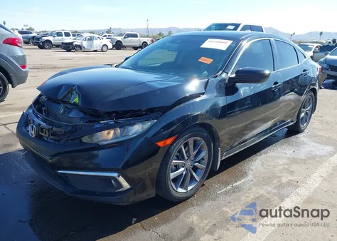 2019 Honda Civic Ex z USA, uszkodzony, nr VIN 19XFC1F36KE005478